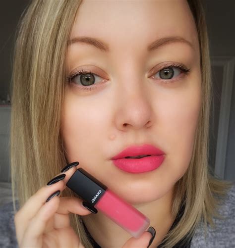 Chanel Vibrant Pink (808) Rouge Allure Ink Fusion Review, 